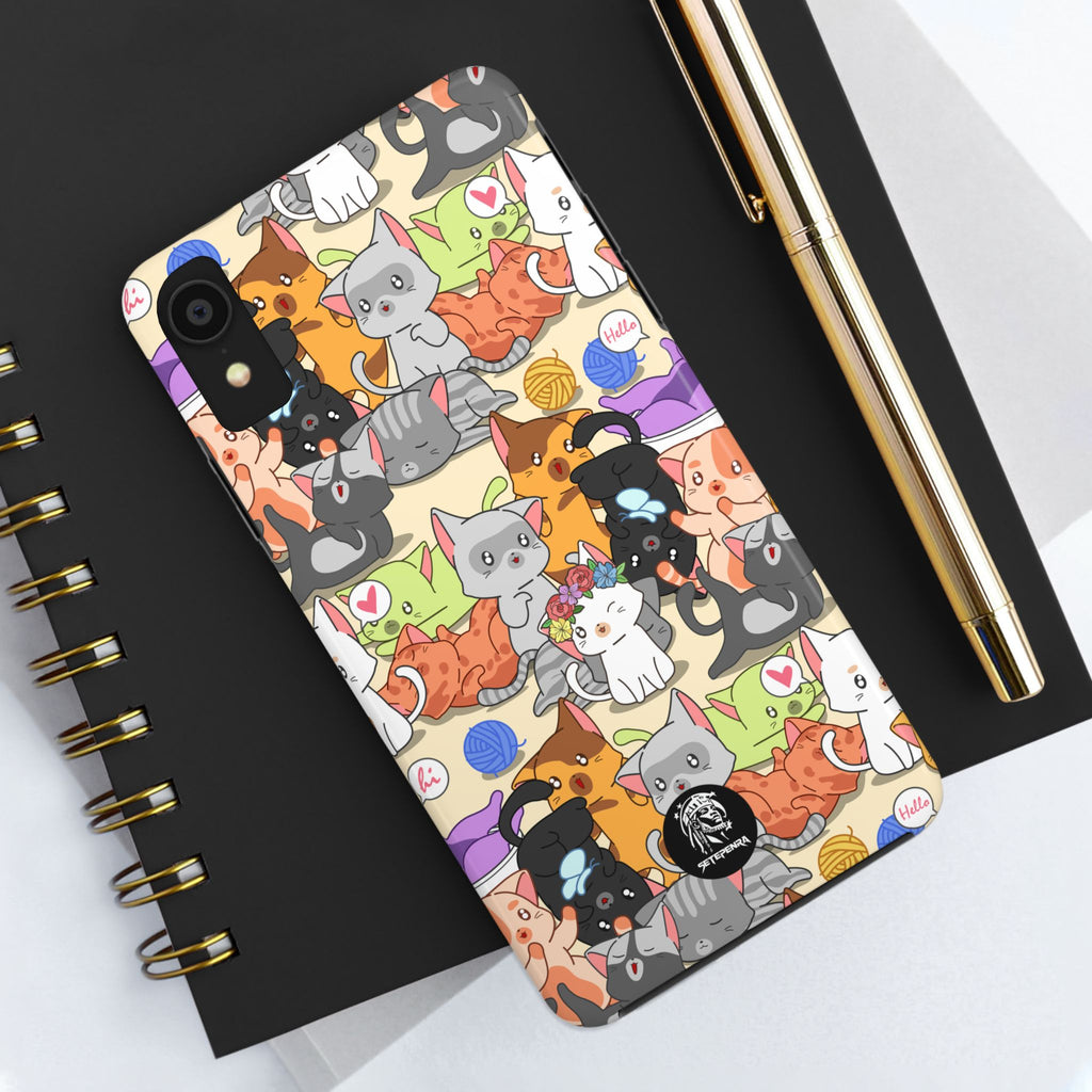 Cats A Lot Tough Phone Case (For iPhone, Galaxy & More)