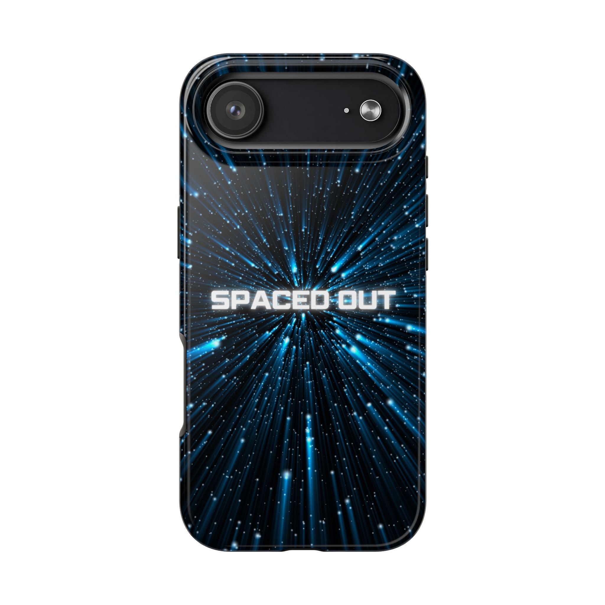 Spaced Out Tough Phone Case — Cosmic Space Warp Protective Cover