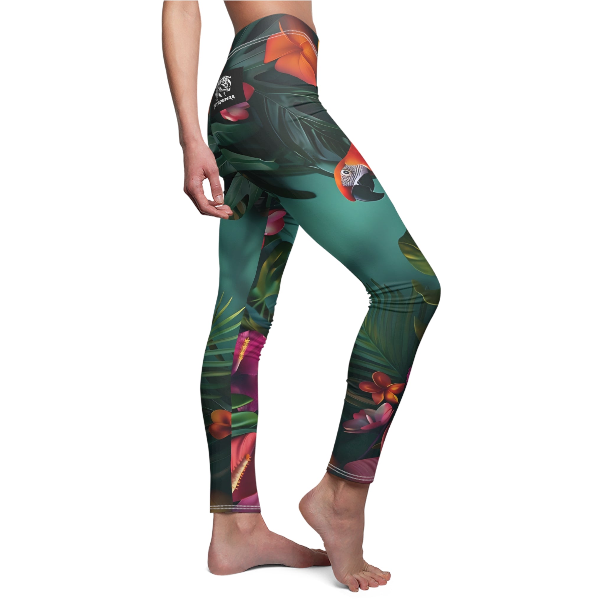 Tropican Retreat (Scene 2) Women's Cut & Sew Casual Leggings SETEPENRA All Over Prints.