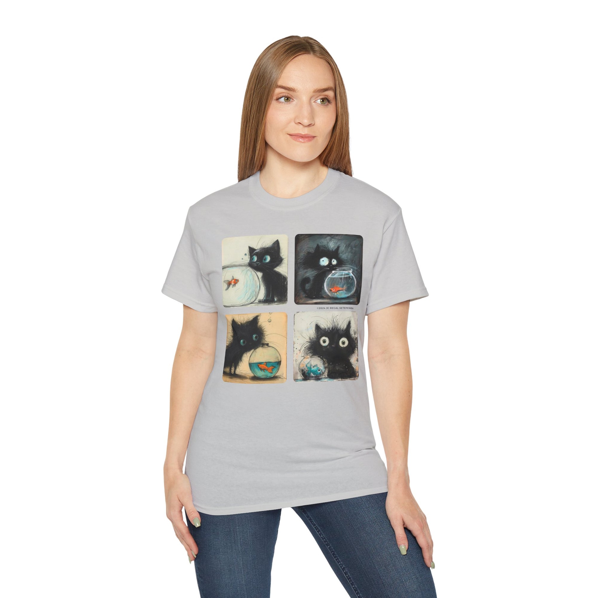 Fishy Kitty Unisex Ultra Cotton Tee