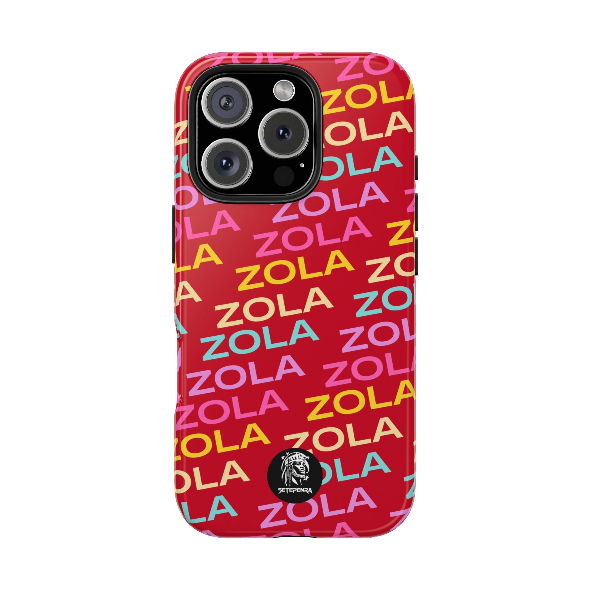 Zola Tough Phone Case (For iPhone, Galaxy & More) - Dark Red