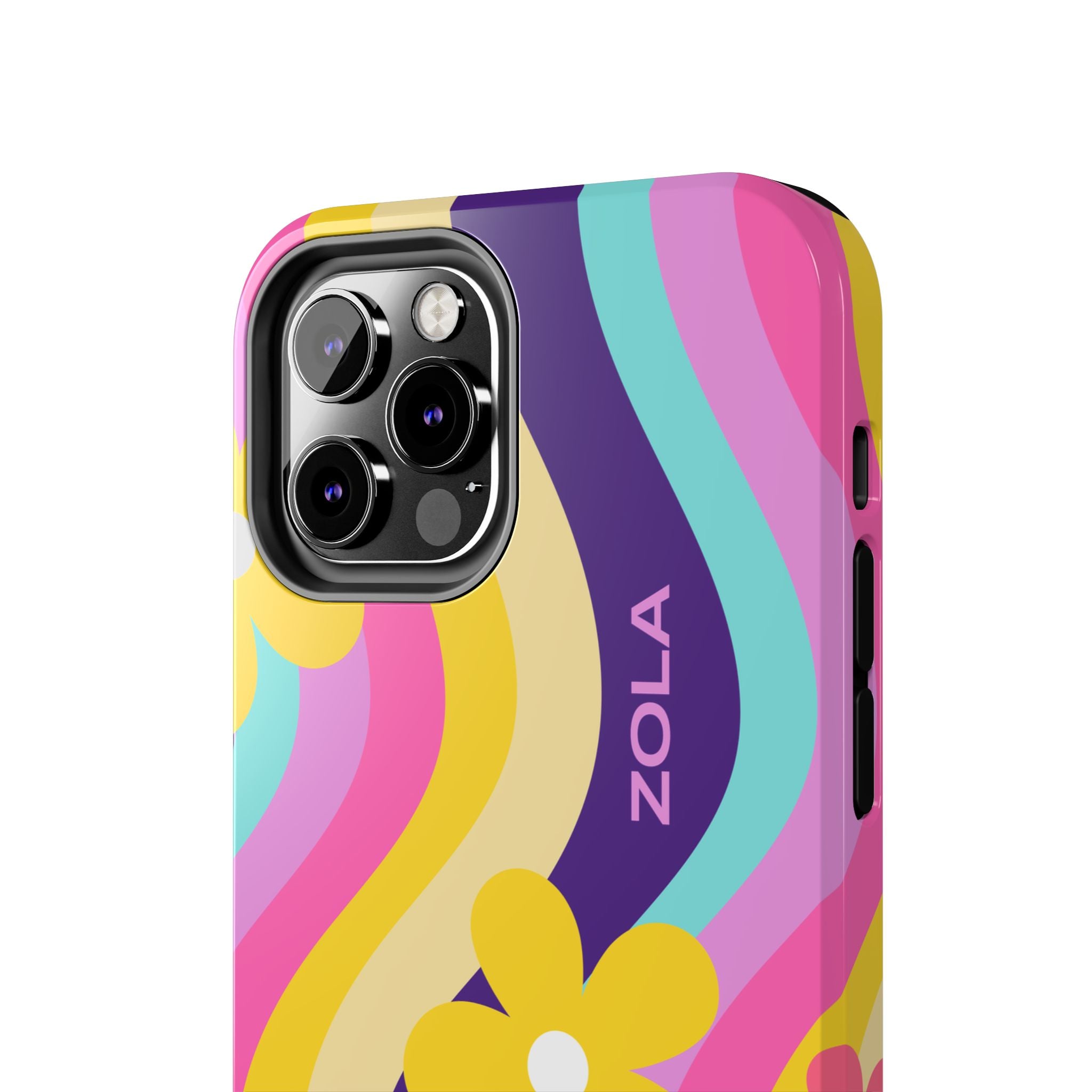 Zola Tough Phone Case (For iPhone, Galaxy & More) - Purple Wave