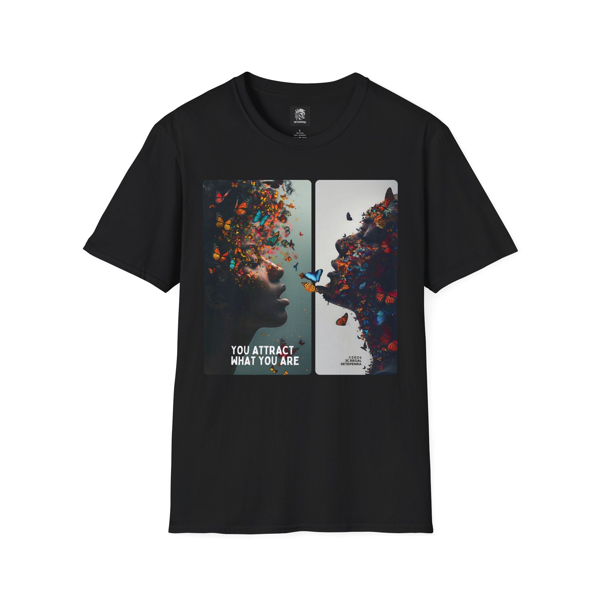 You Attract What You Are (2nd Edition) Unisex Softstyle T-Shirt SETEPENRA T-Shirt.