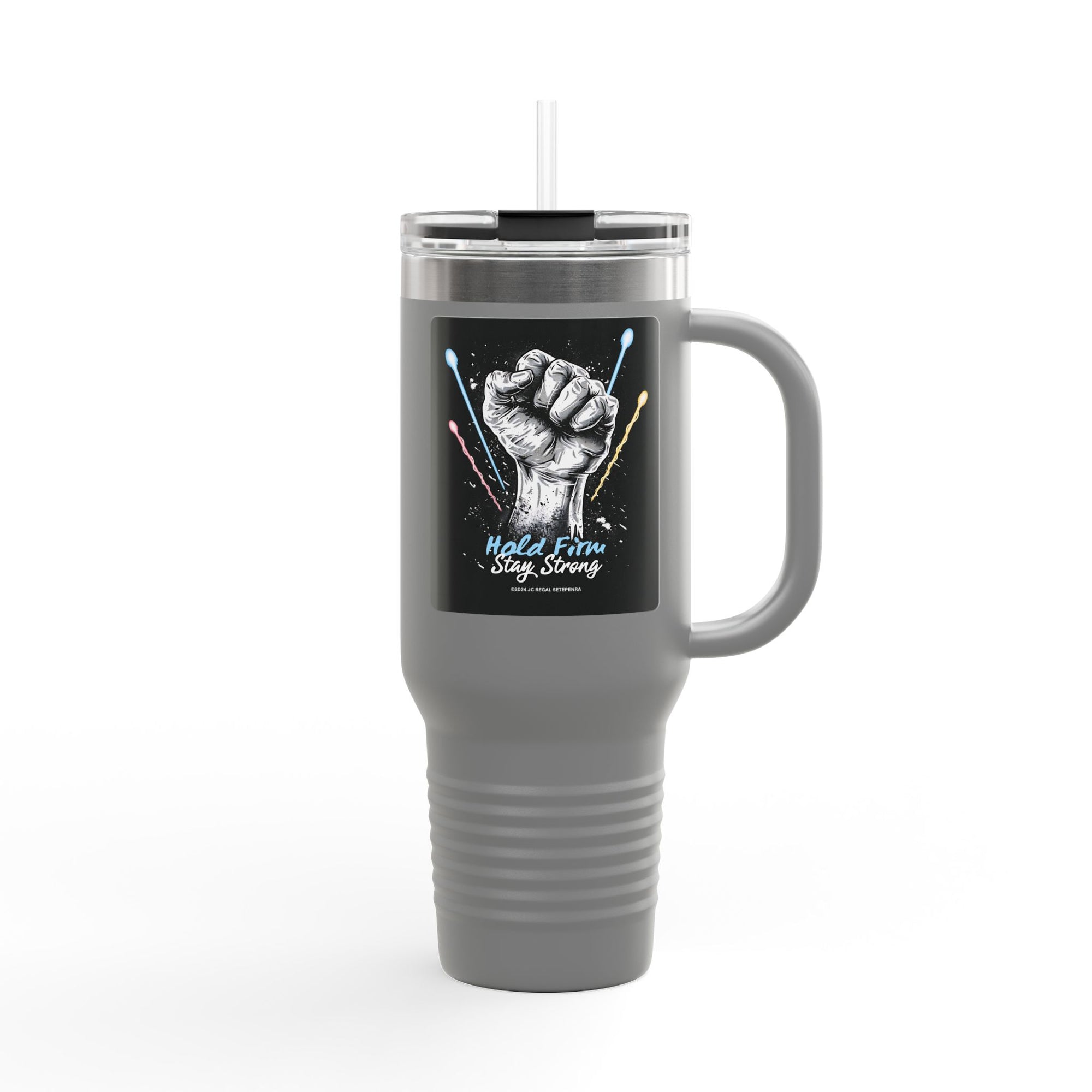 Hold Firm Stay Strong Insulated Travel Mug, 40oz