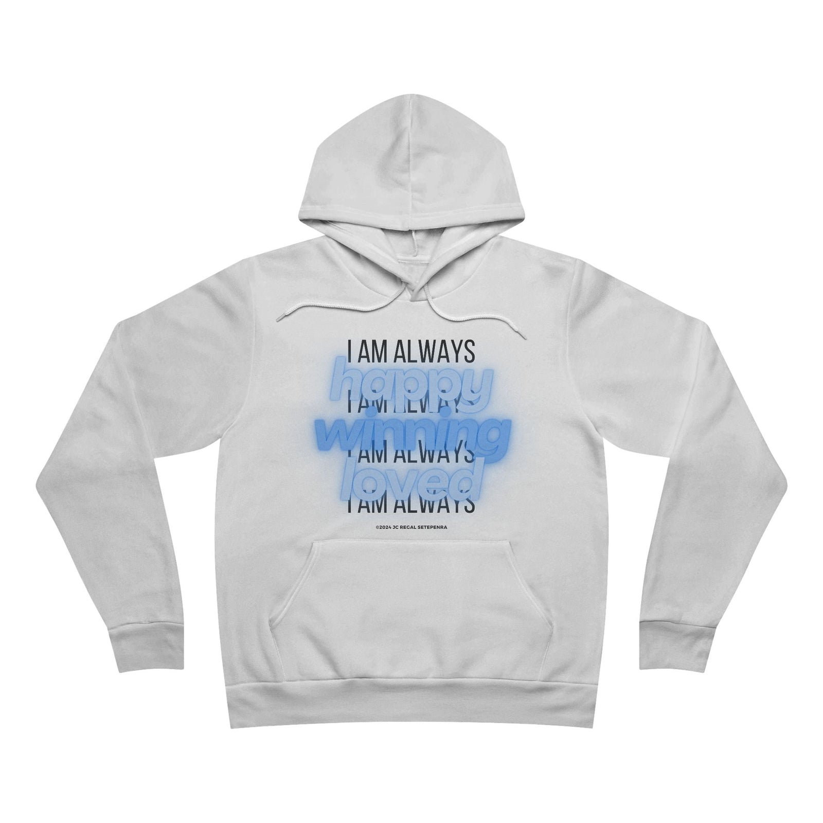 I AM ALWAYS Affirmations Unisex Sponge Fleece Pullover Hoodie SETEPENRA Hoodie.