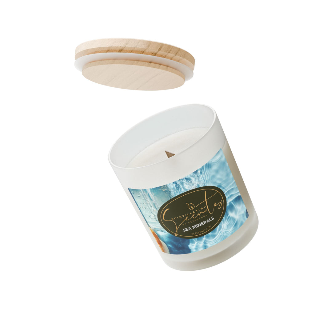 Scintillating Scents by SETEPENRA Frosted Glass Candle, 11oz