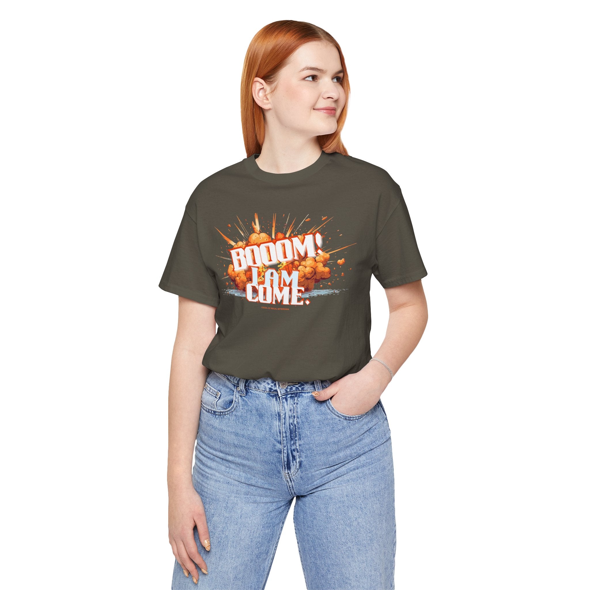 BOOOM! I AM COME Unisex Jersey Short Sleeve Tee