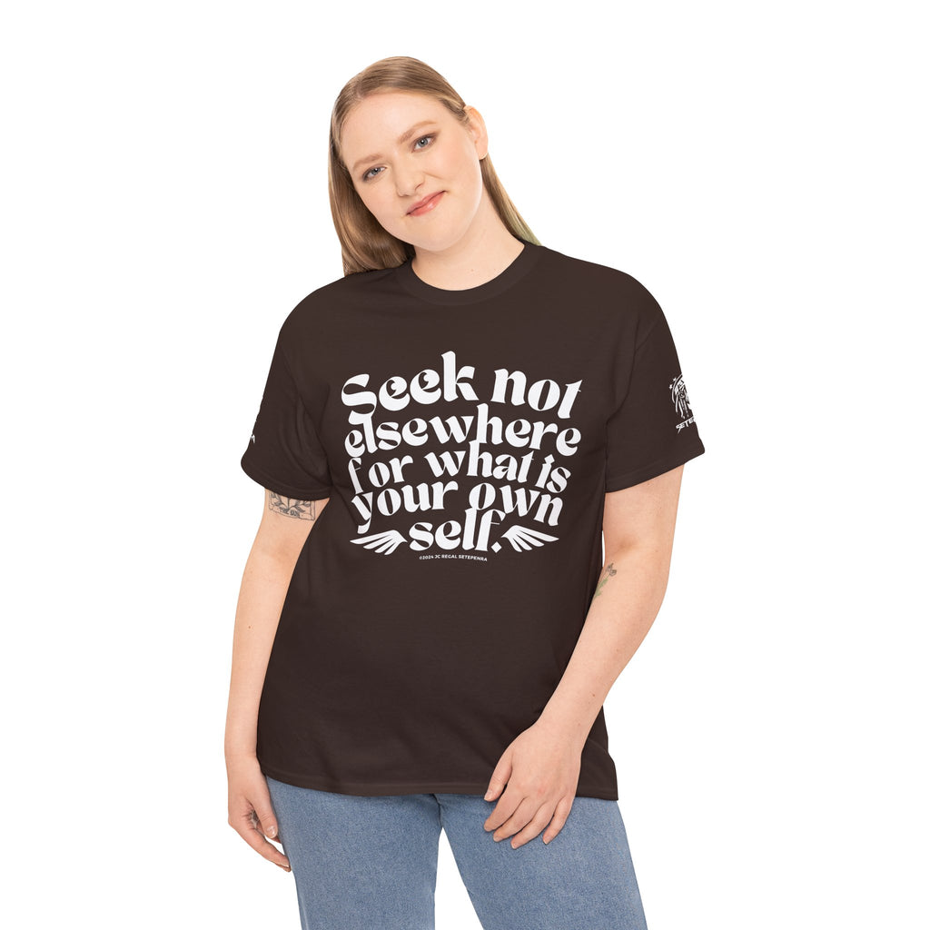 Seek Not Elsewhere Unisex Heavy Cotton Tee