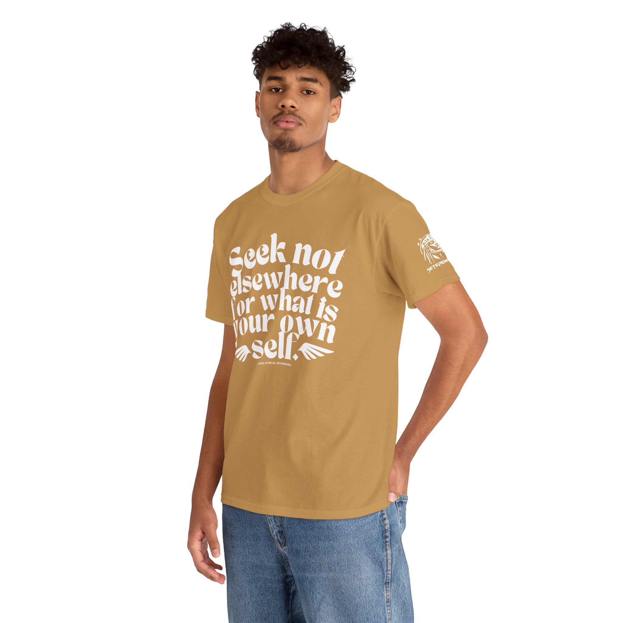 Seek Not Elsewhere Unisex Heavy Cotton Tee