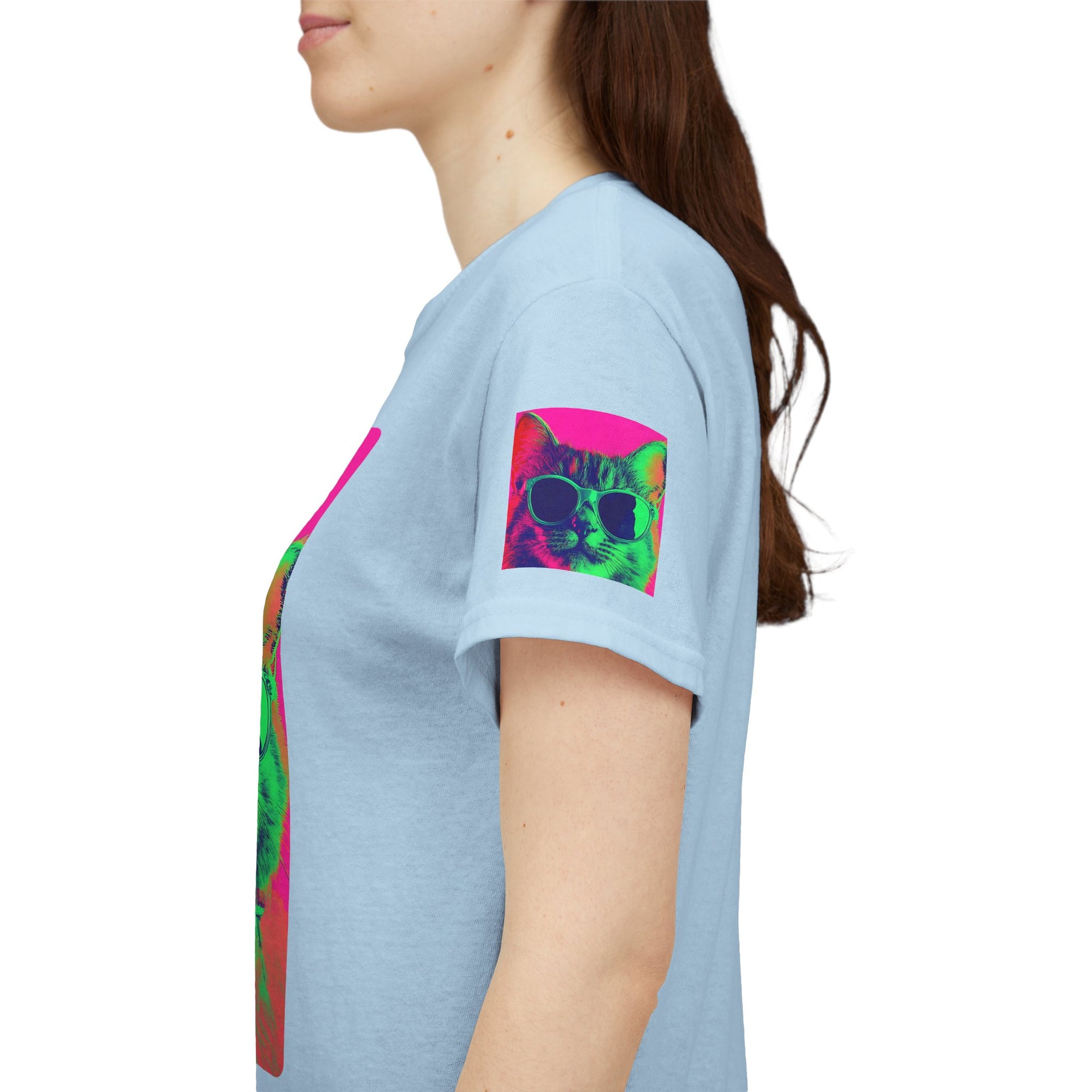 Cool Cat (Whiskers 1) Unisex Heavy Cotton Tee