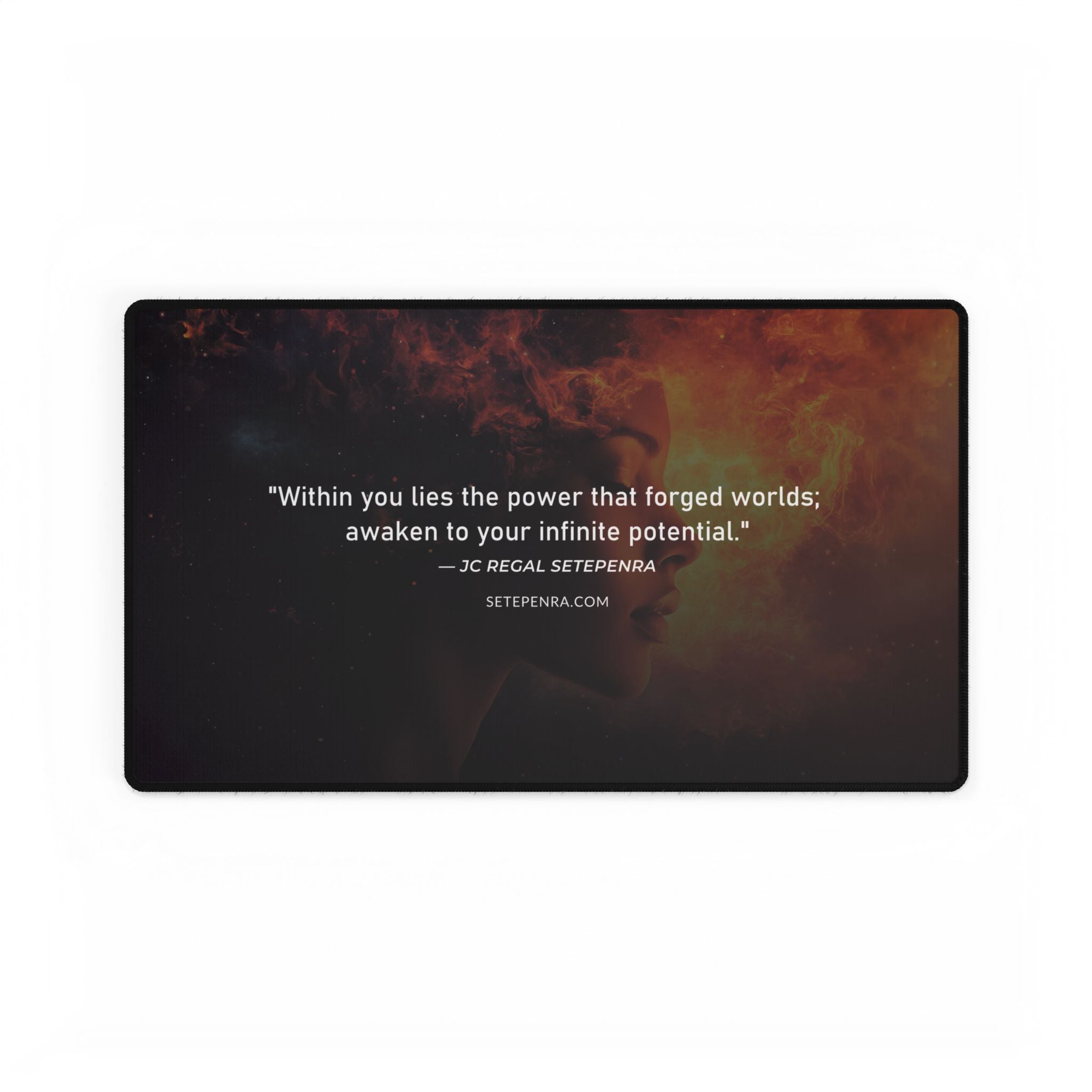SETEPENRA Original Quotes Desk Mats - Forged Worlds SETEPENRA Home Decor.