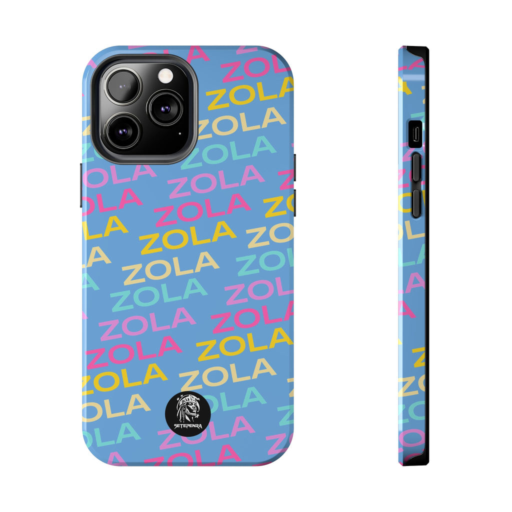 Zola Tough Phone Case (For iPhone, Galaxy & More) - Light Blue SETEPENRA Phone Case.