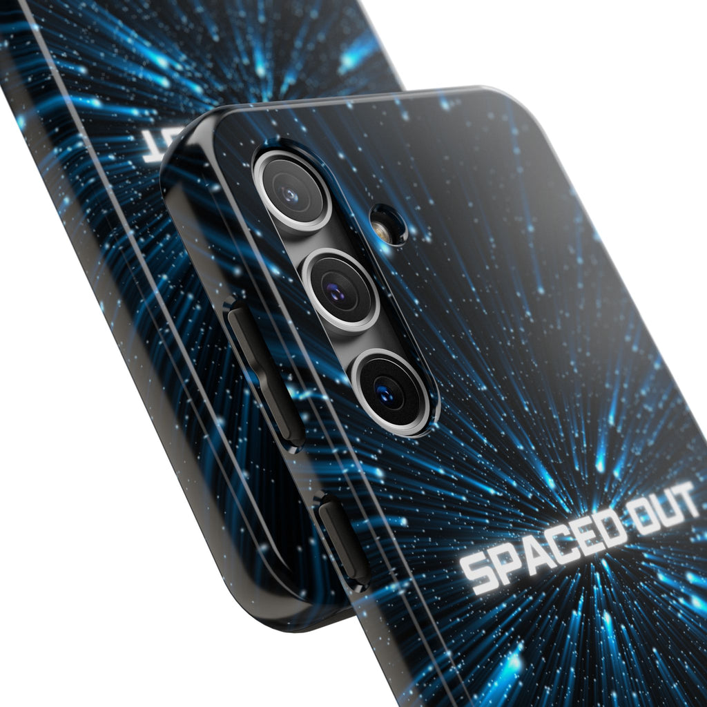 Spaced Out Tough Phone Case — Cosmic Space Warp Protective Cover
