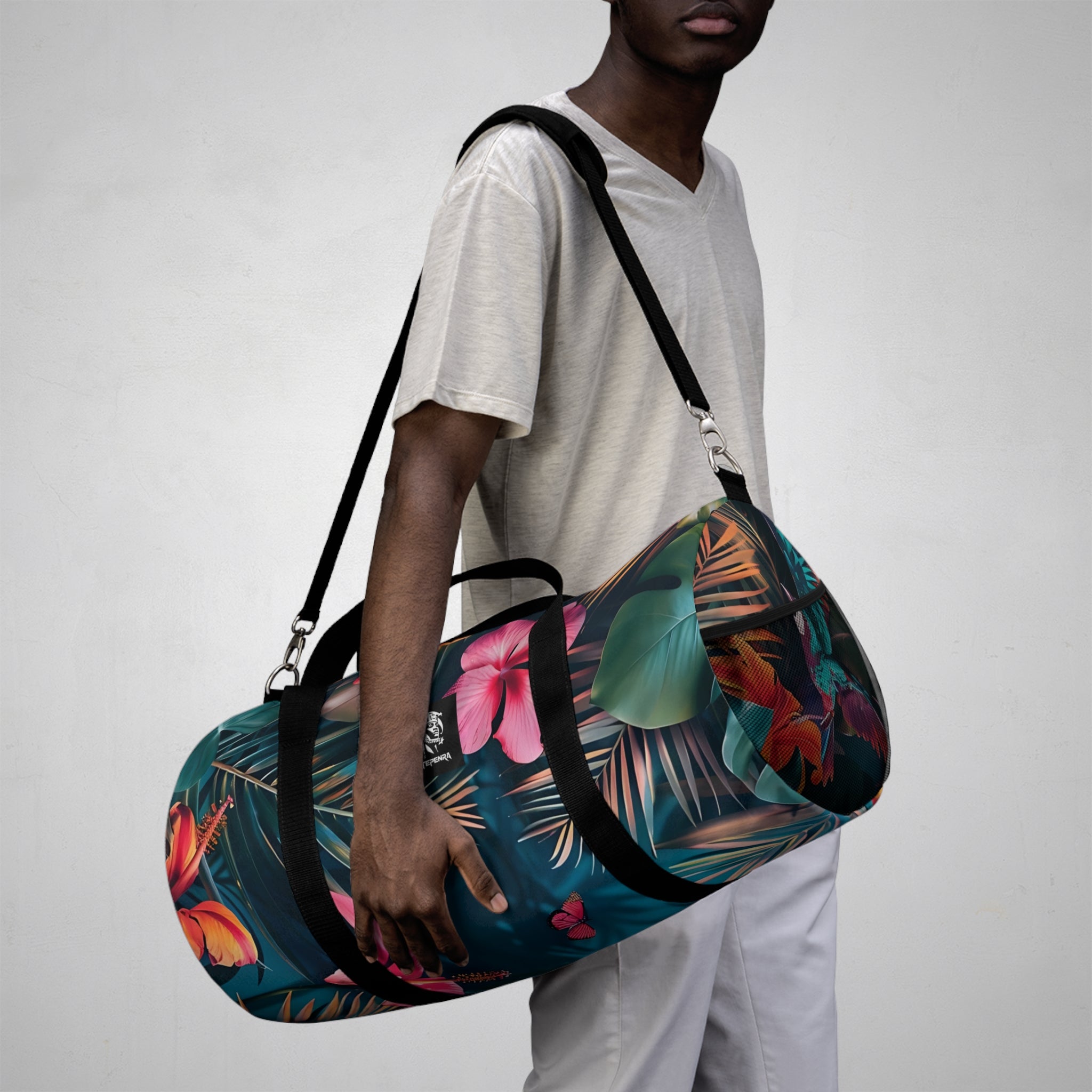 Tropican Retreat (Scene 4) Duffel Bag SETEPENRA Bags.
