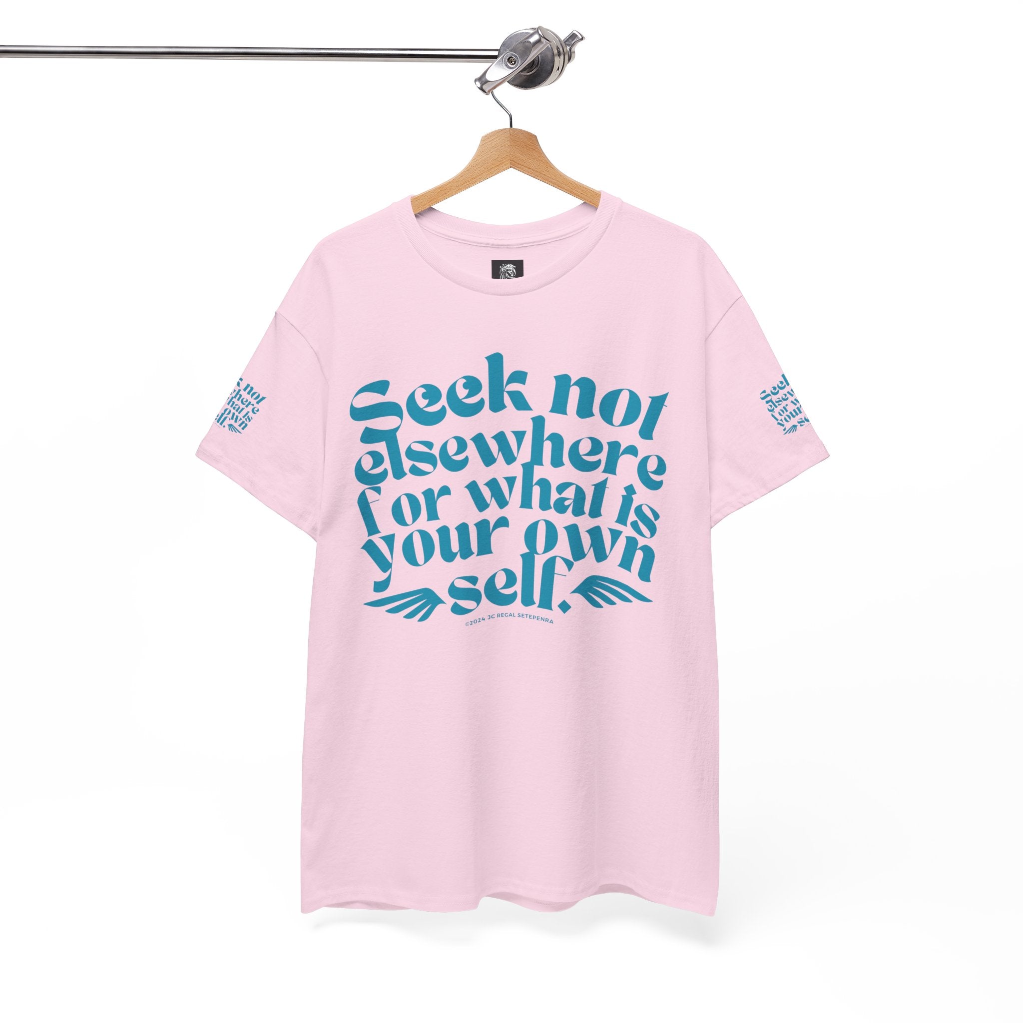 Seek Not Elsewhere (Aqua Edition) Unisex Heavy Cotton Tee