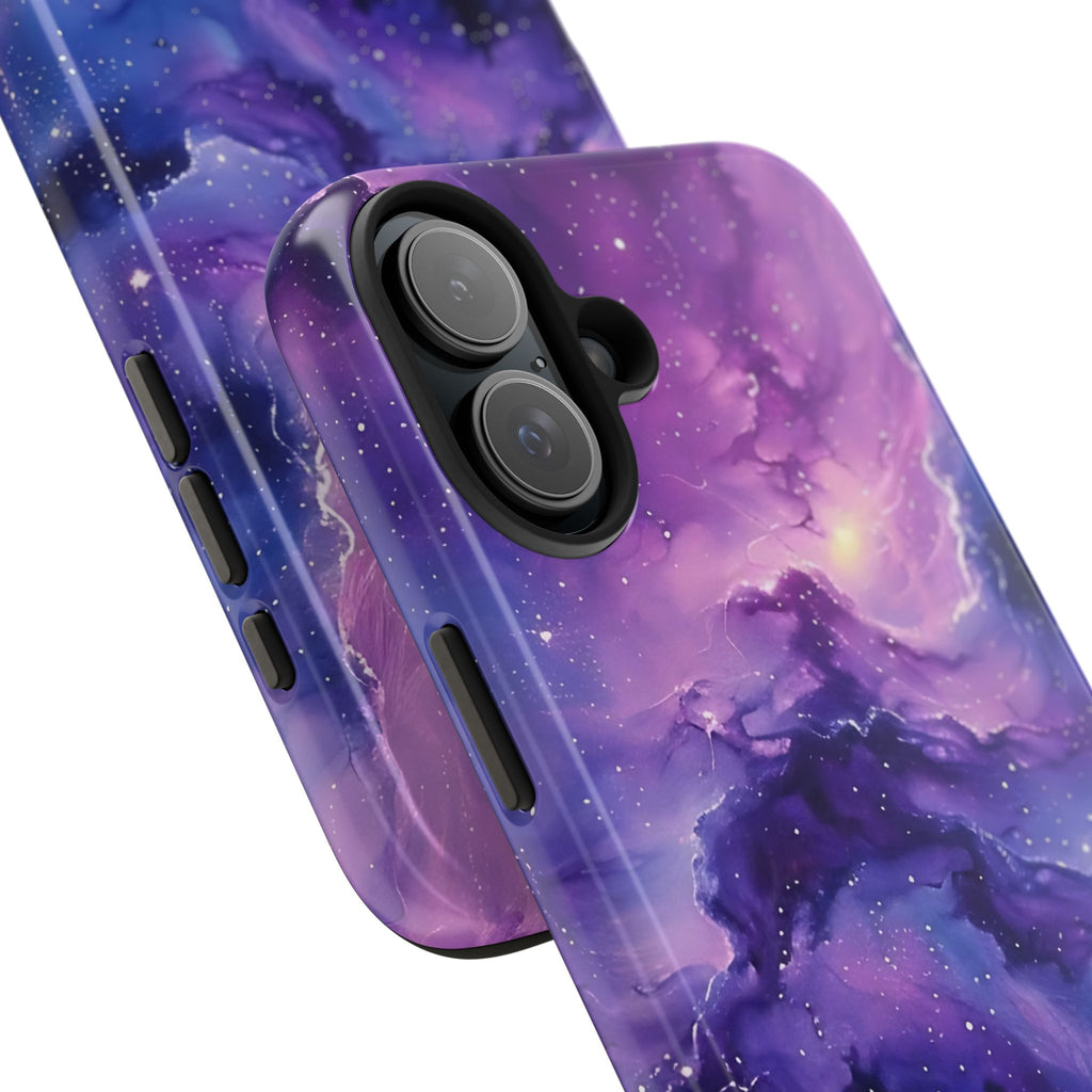 Purple Cosmos Tough Phone Case (For iPhone, Galaxy & More)