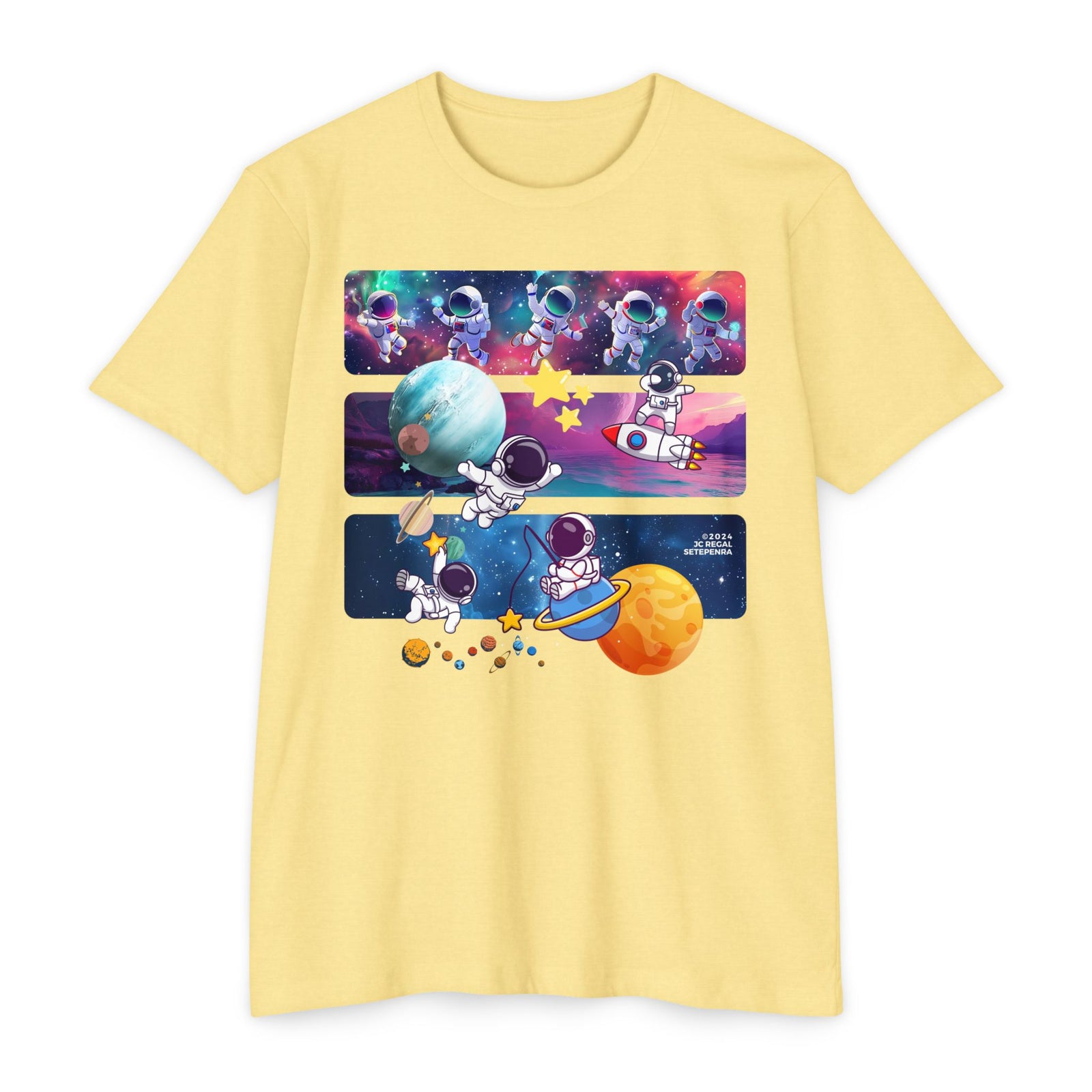 Astro Cosmo (V2.0) Unisex CVC Jersey T-shirt SETEPENRA T-Shirt.