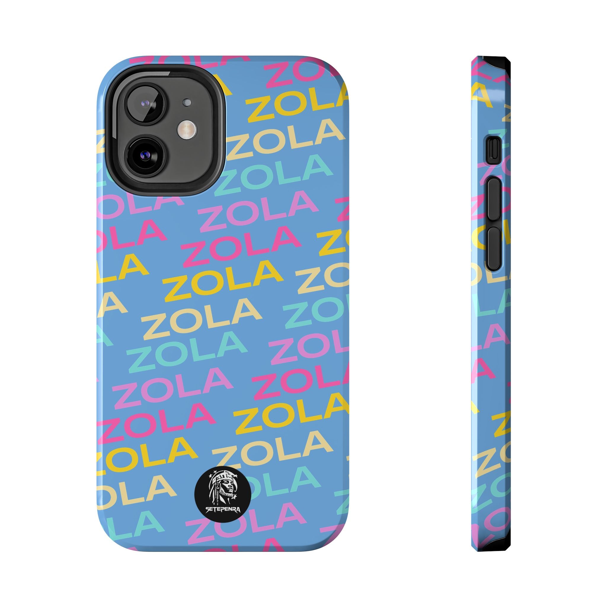 Zola Tough Phone Case (For iPhone, Galaxy & More) - Light Blue SETEPENRA Phone Case.