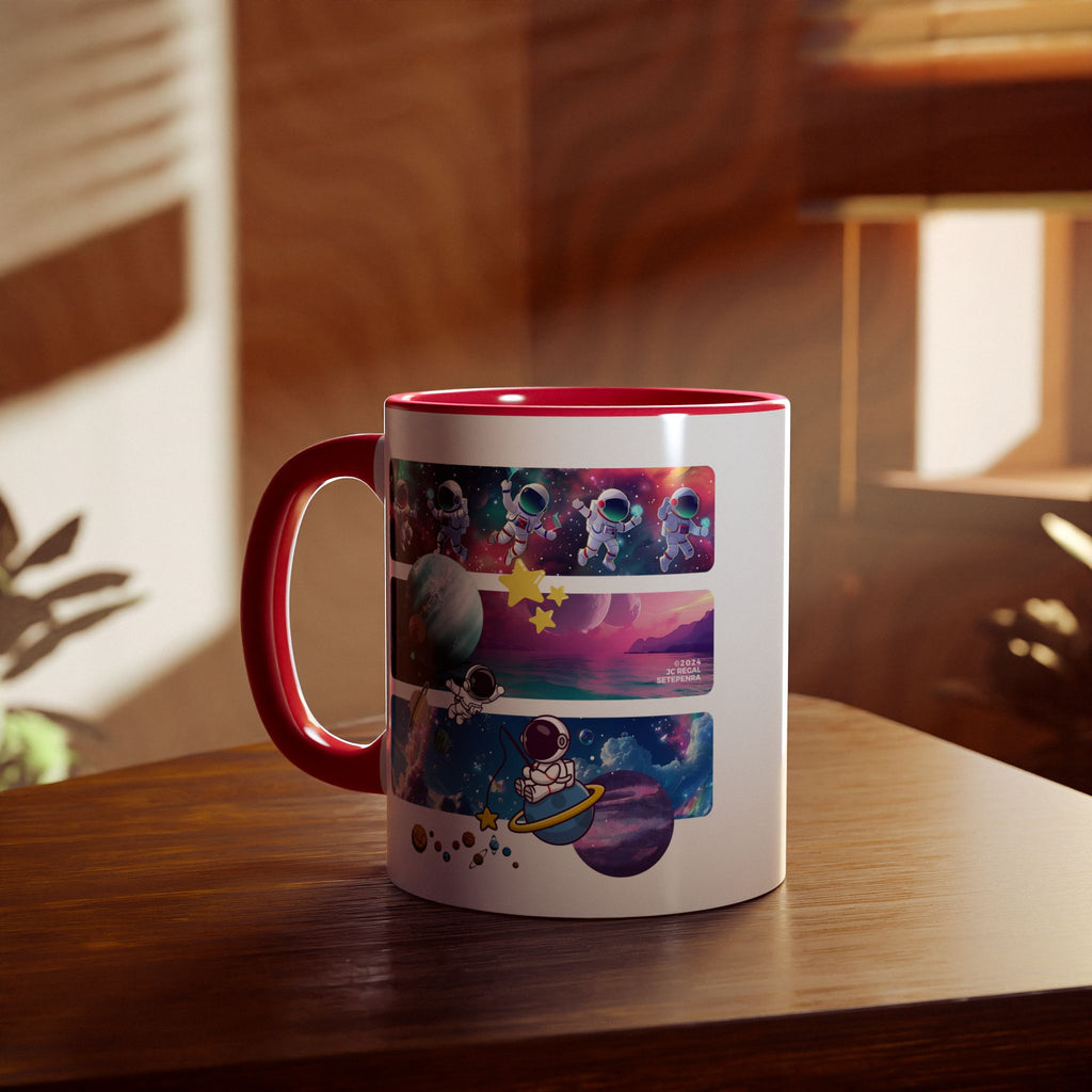 Astro Cosmo Accent Mug, 11oz (Various Colors)