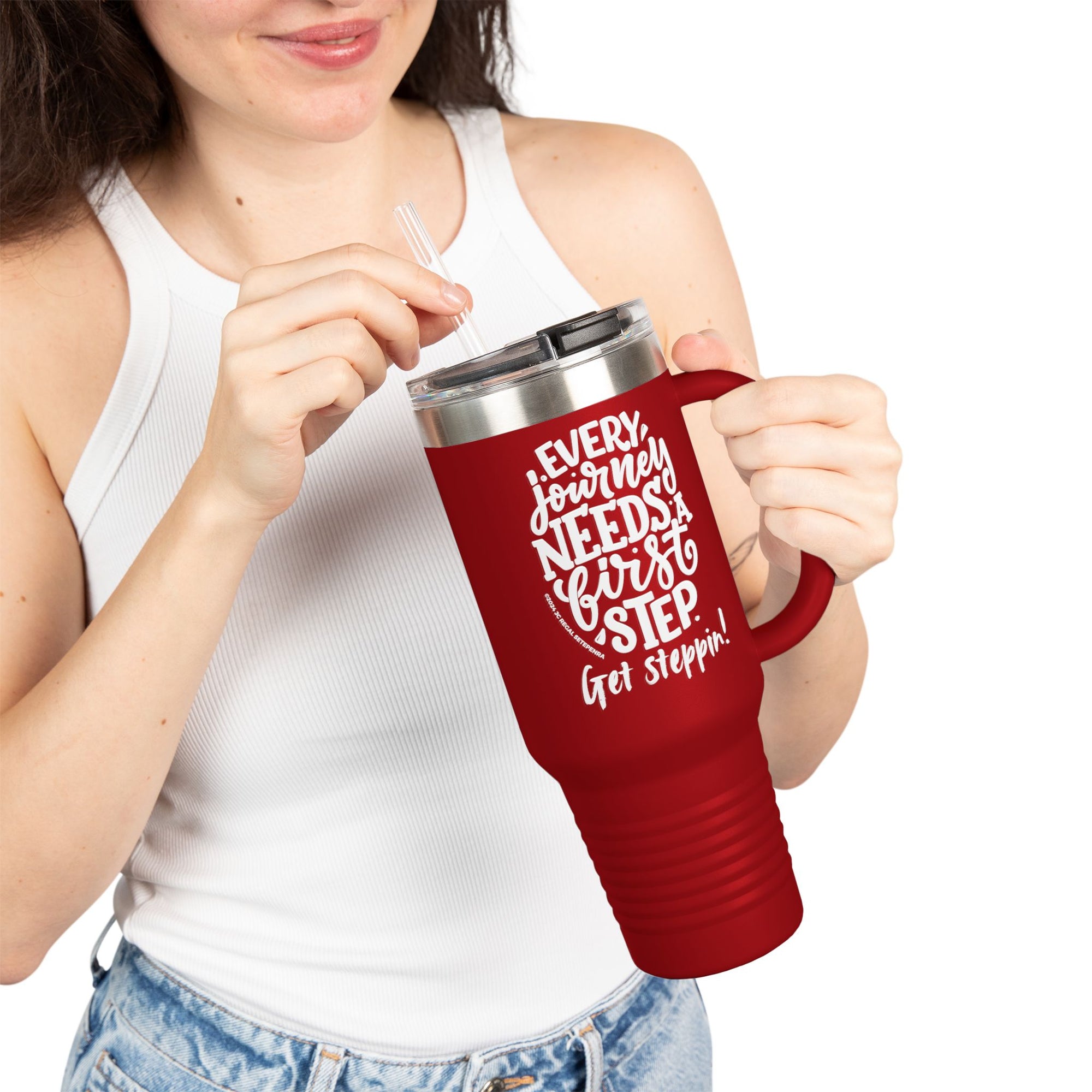 Get Steppin! Insulated Travel Mug, 40oz