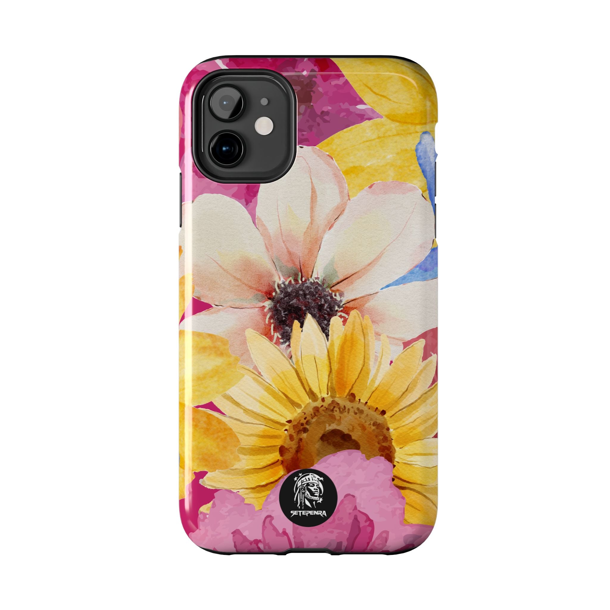Watercolor Flowers Tough Phone Case (For iPhone, Galaxy & More)