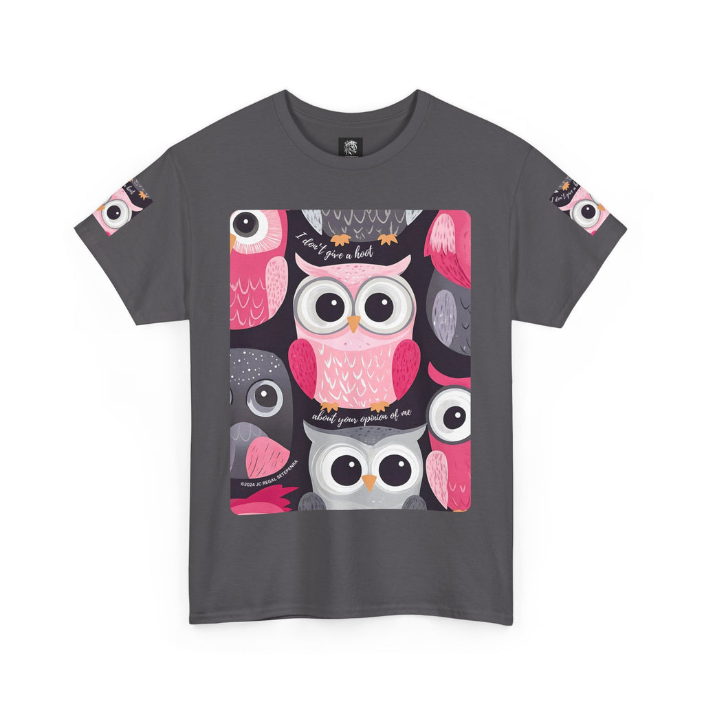 Don't Give A Hoot Unisex Heavy Cotton Tee SETEPENRA T-Shirt.