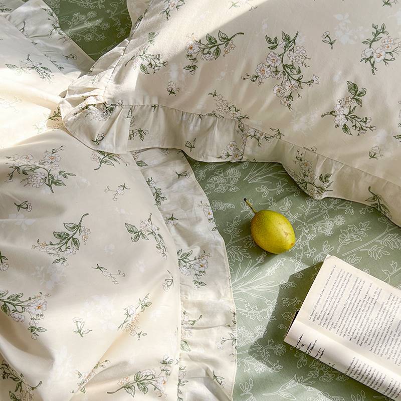 Spring & Autumn Girls' 3-Piece Sheet And Quilt Cover Bedding Set SETEPENRA .