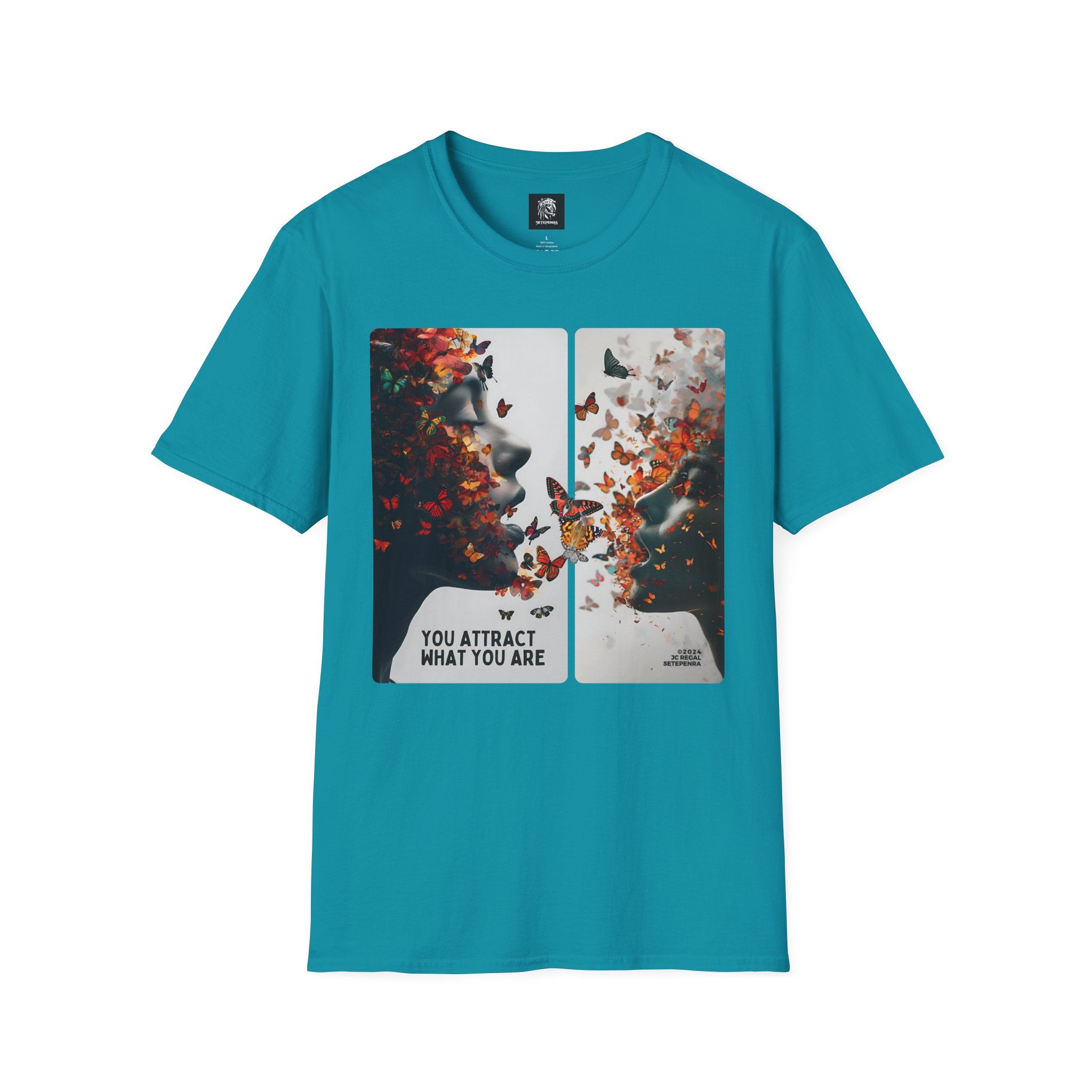 You Attract What You Are (1st Edition) Unisex Softstyle T-Shirt SETEPENRA T-Shirt.