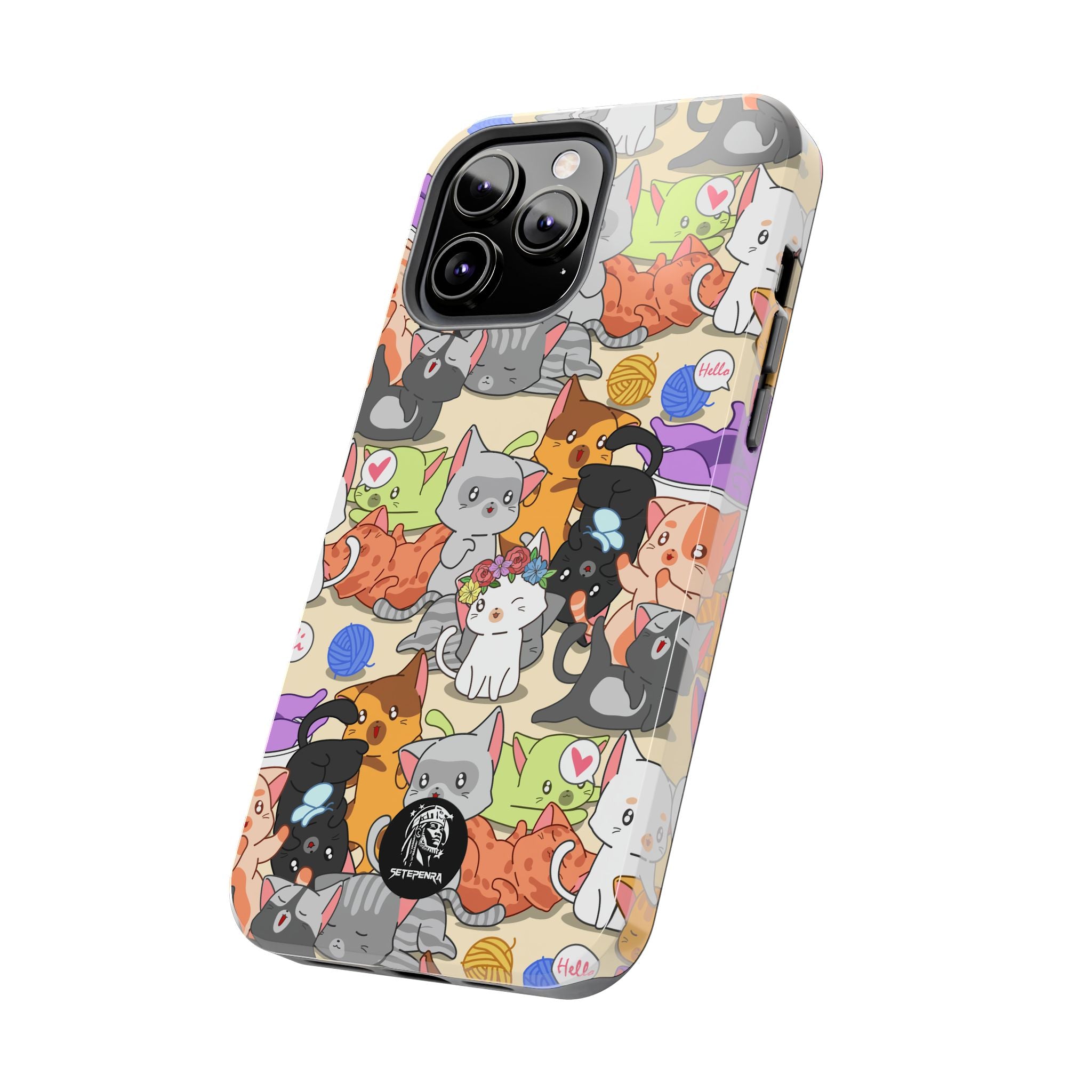 Cats A Lot Tough Phone Case (For iPhone, Galaxy & More)