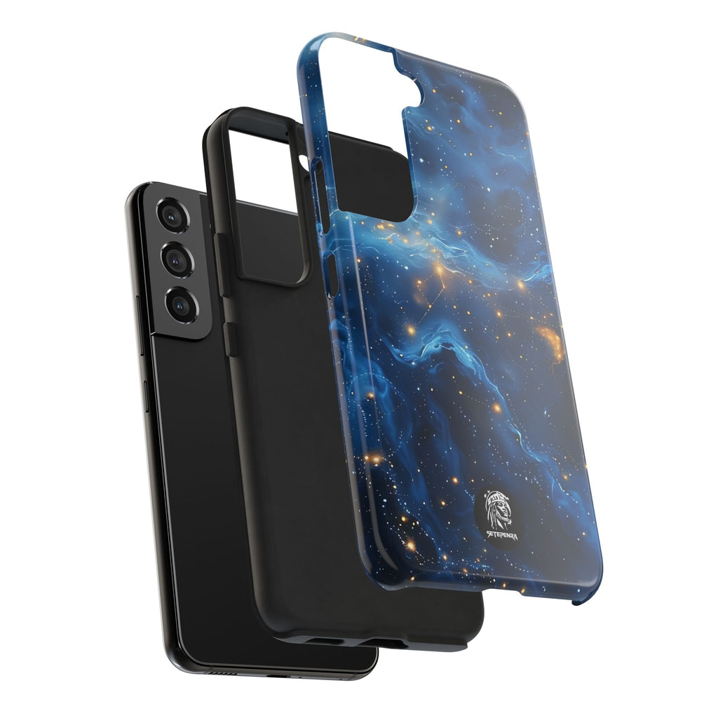 Blue Cosmos Tough Phone Case (For iPhone, Galaxy & More)