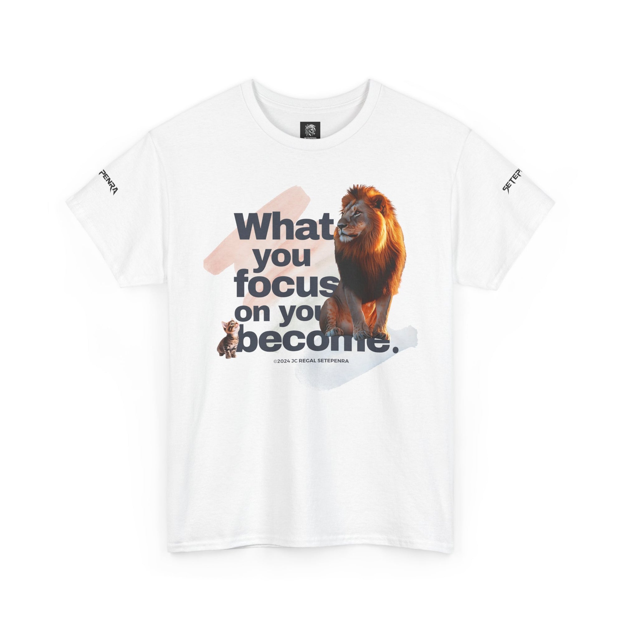 What You Focus On You Become Unisex Heavy Cotton Tee