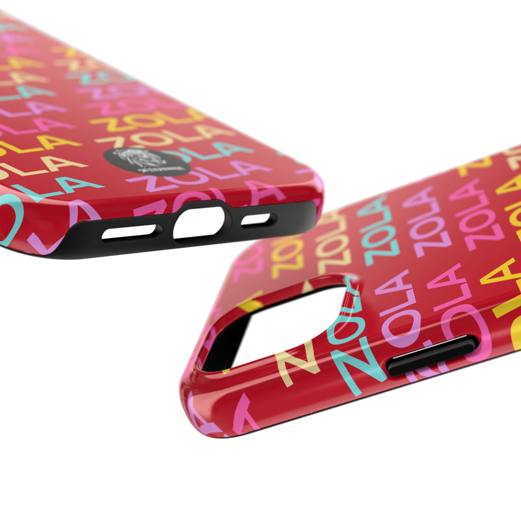 Zola Tough Phone Case (For iPhone, Galaxy & More) - Dark Red