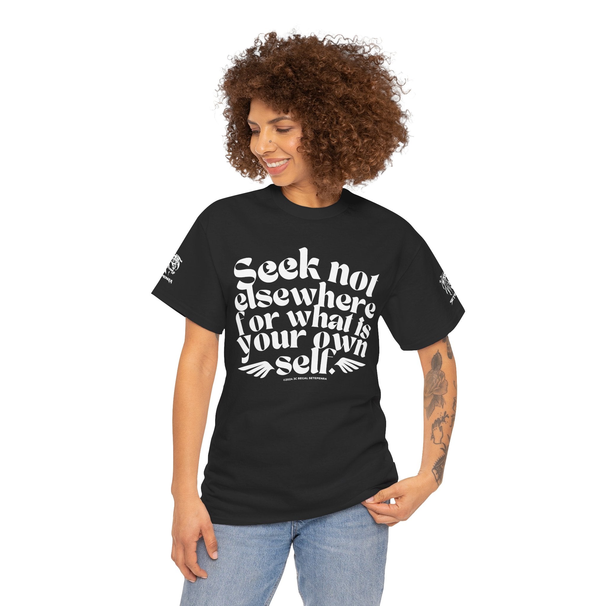 Seek Not Elsewhere Unisex Heavy Cotton Tee