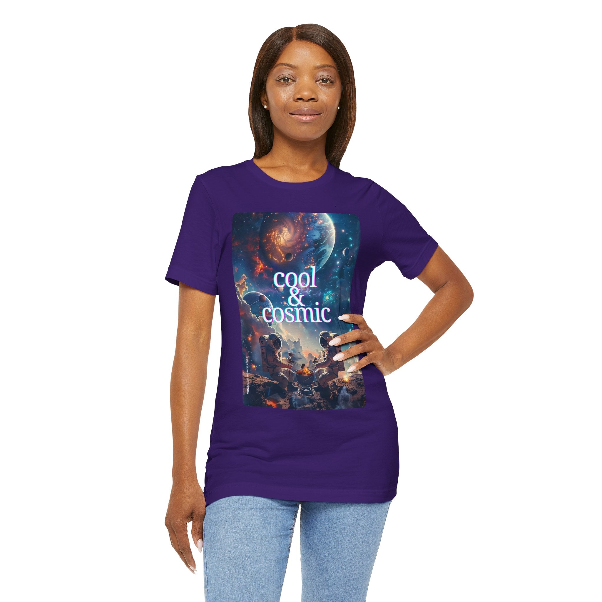 Cool & Cosmic Unisex Jersey Short Sleeve Tee
