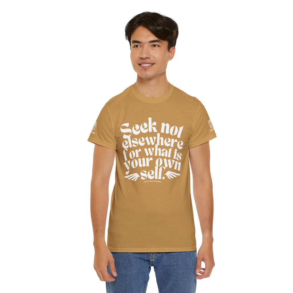 Seek Not Elsewhere Unisex Heavy Cotton Tee