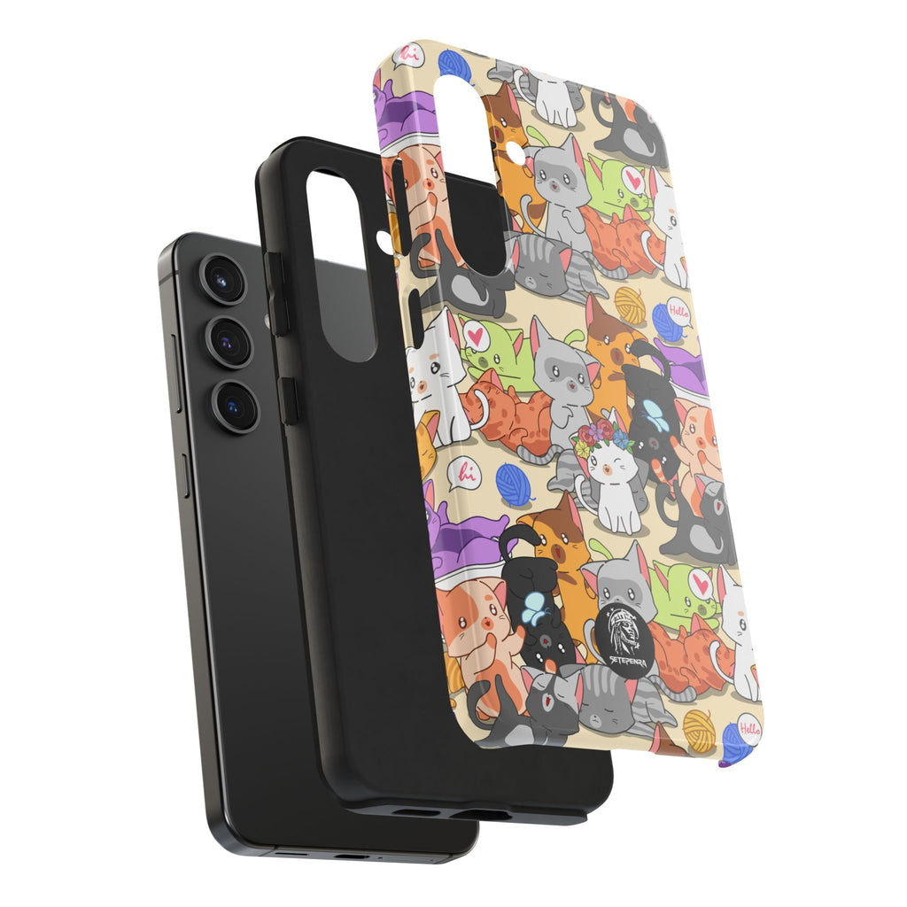 Cats A Lot Tough Phone Case (For iPhone, Galaxy & More)
