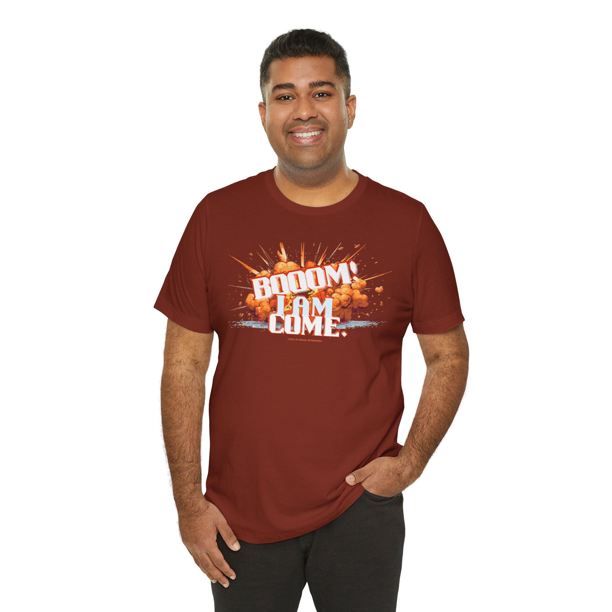 BOOOM! I AM COME Unisex Jersey Short Sleeve Tee