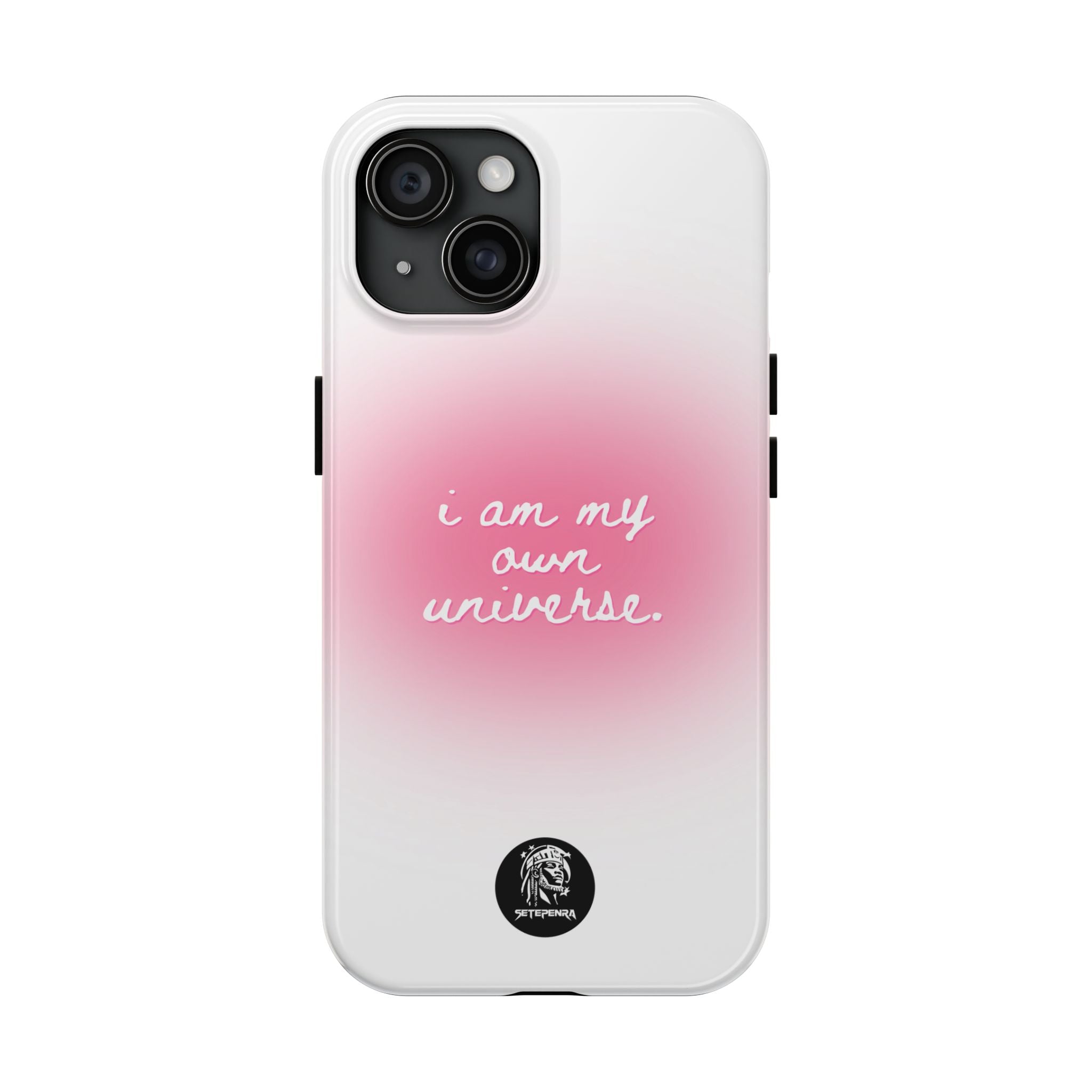 I Am My Own Universe Tough Phone Case (For iPhone, Galaxy & More) - White