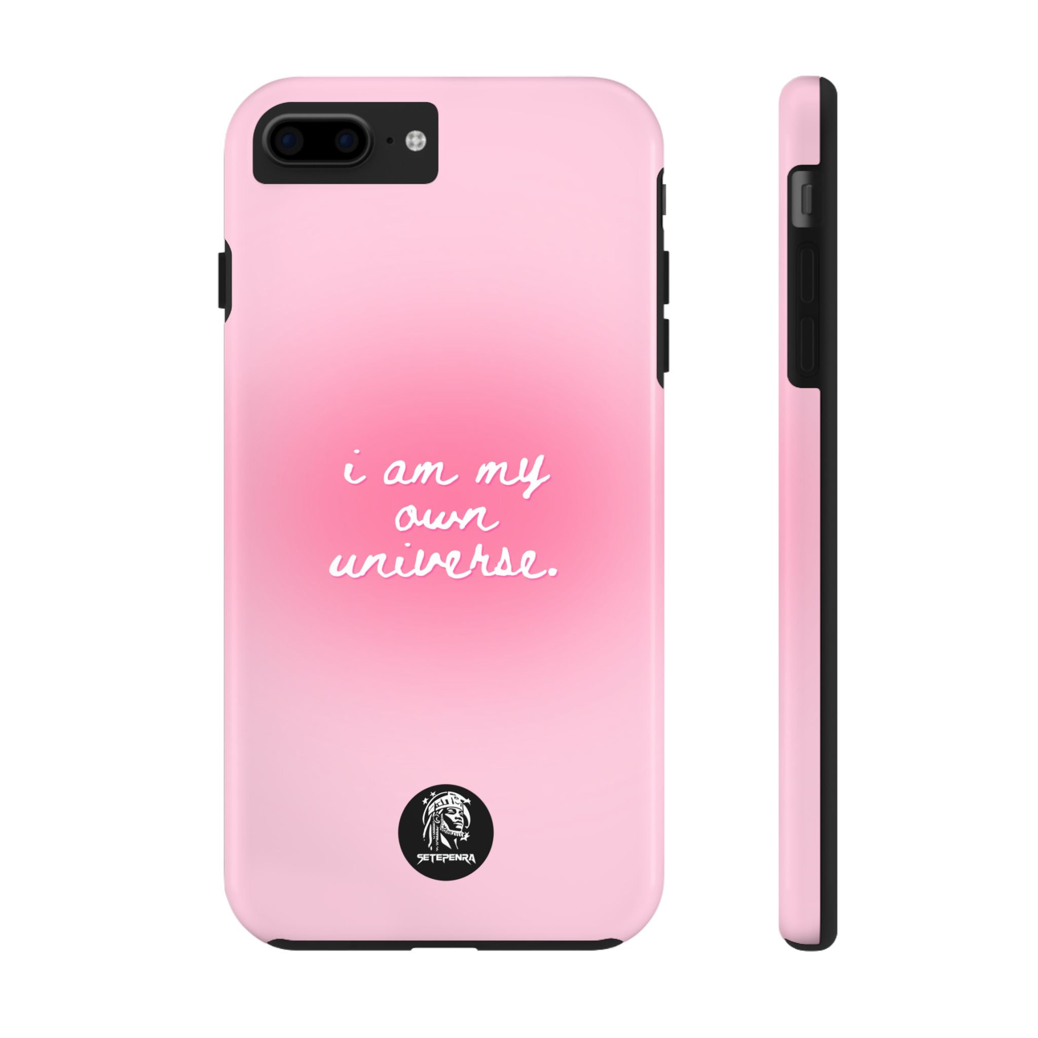 I Am My Own Universe Tough Phone Case (For iPhone, Galaxy & More) - Light Pink SETEPENRA Phone Case.