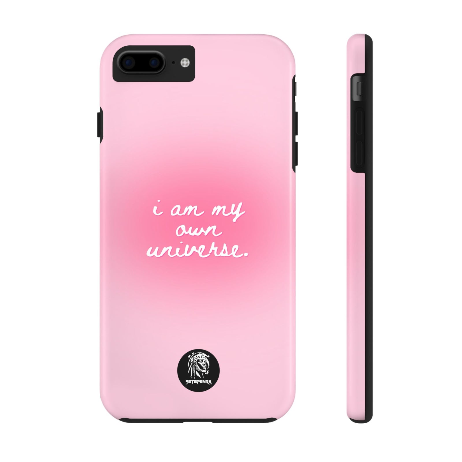 I Am My Own Universe Tough Phone Case (For iPhone, Galaxy & More) - Light Pink SETEPENRA Phone Case.