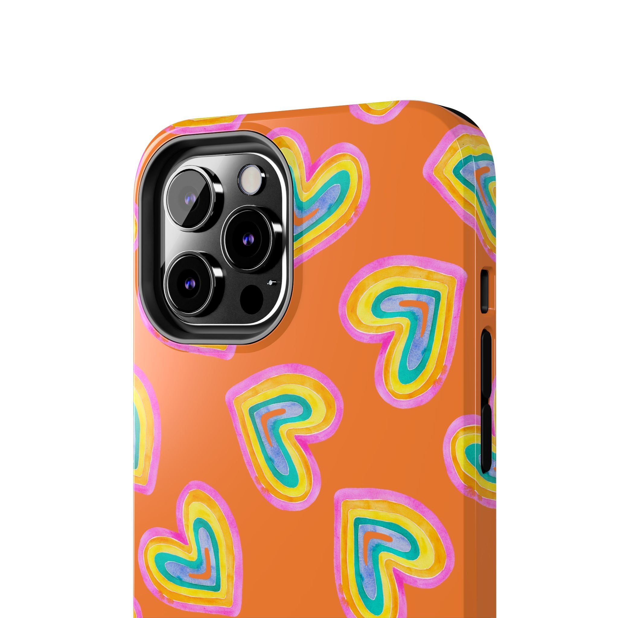 Rainbow Heart Tough Phone Case (For iPhone, Galaxy & More) - Crusta