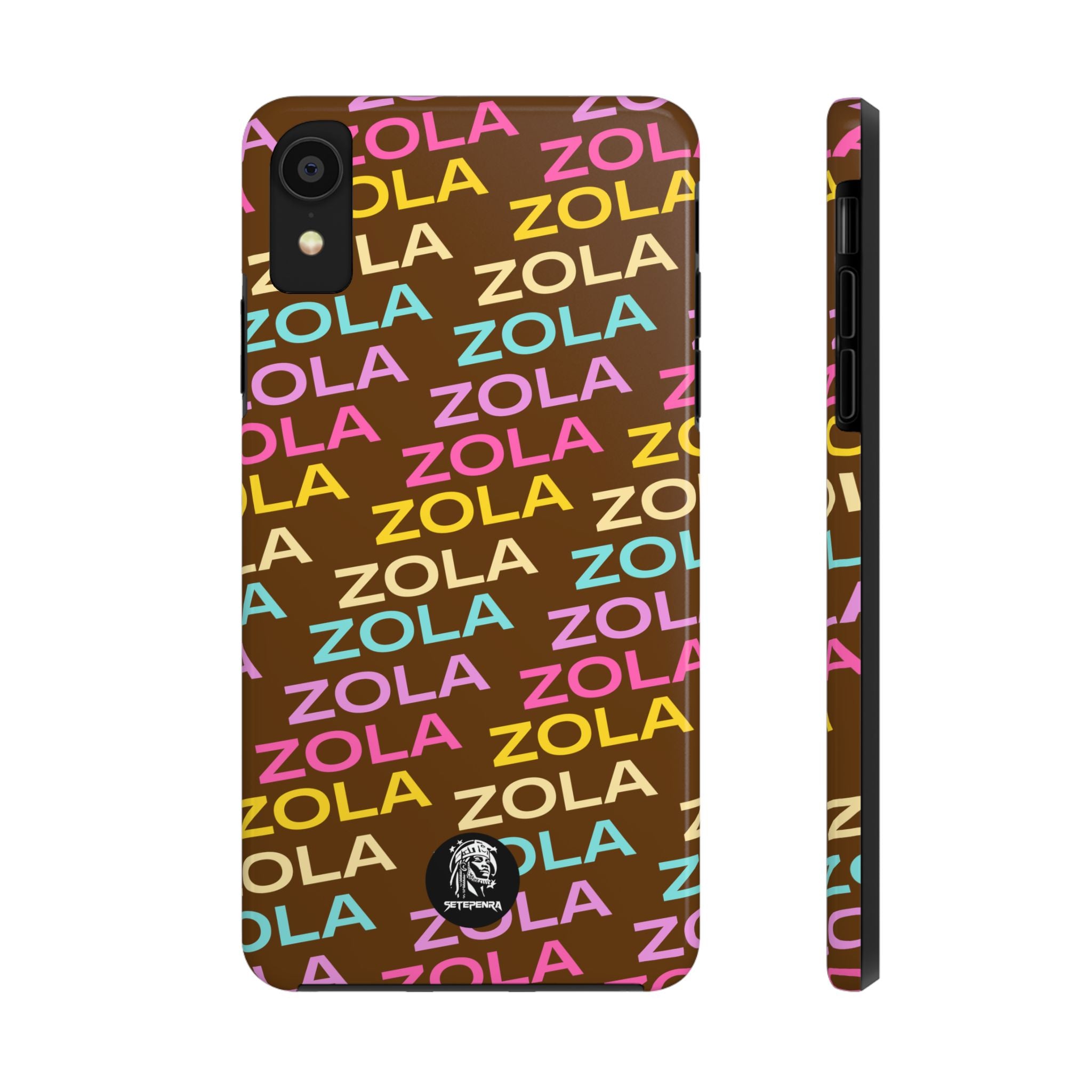 Zola Tough Phone Case (For iPhone, Galaxy & More) - Brown SETEPENRA Phone Case.