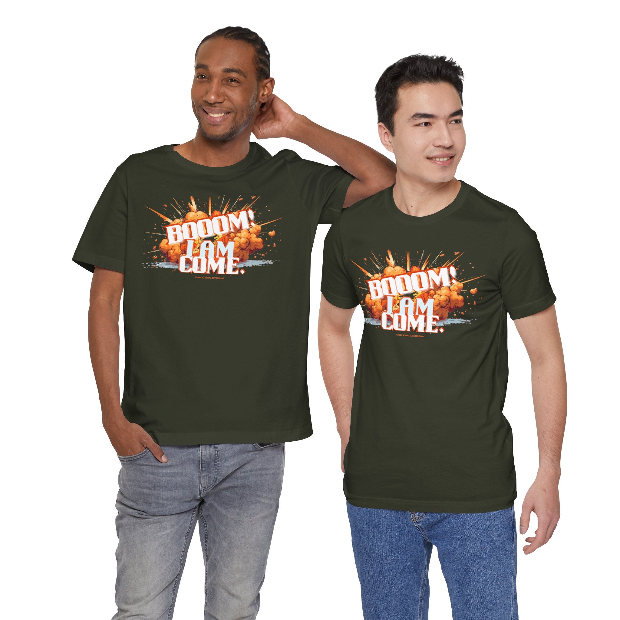 BOOOM! I AM COME Unisex Jersey Short Sleeve Tee