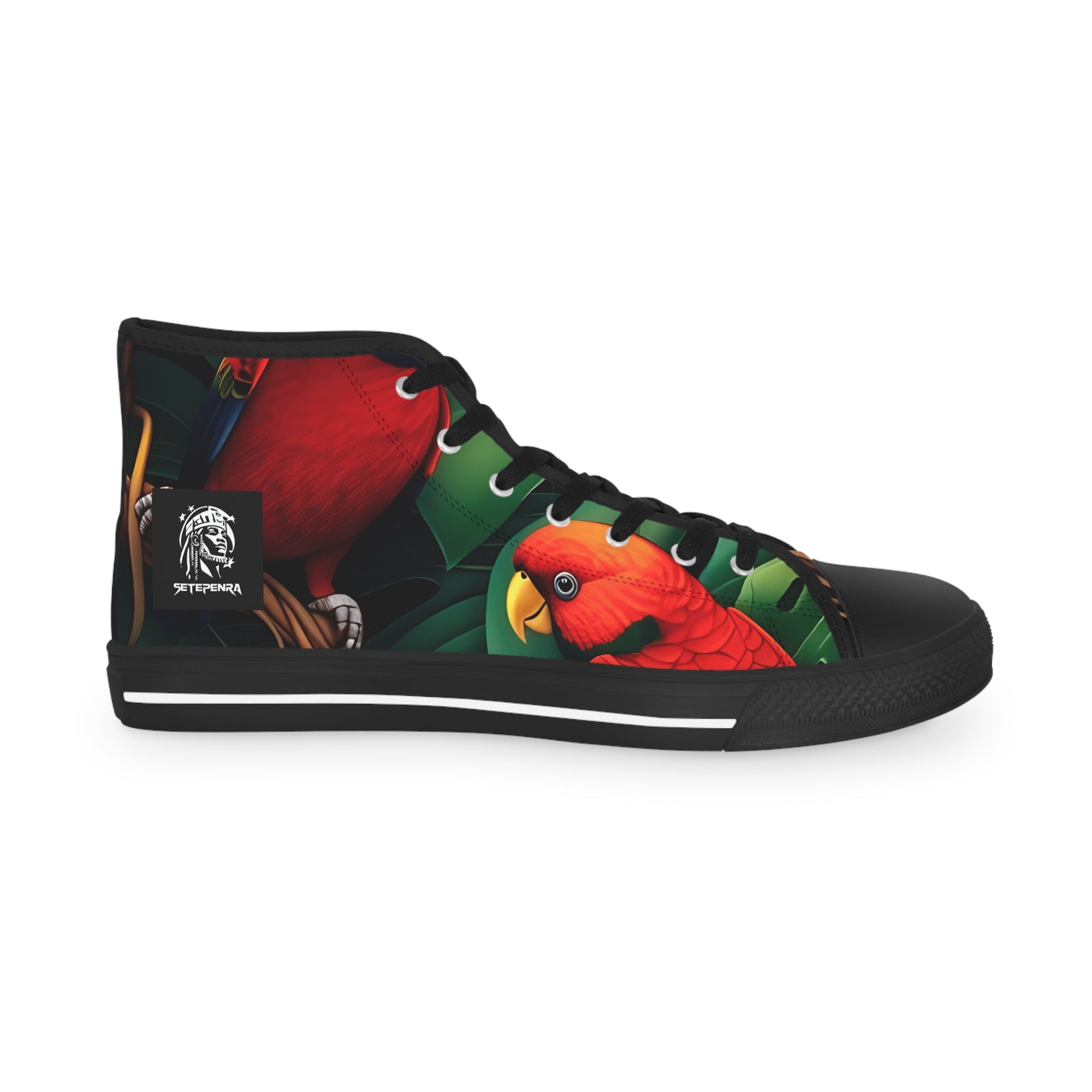 Tri-Parrot Men's High Top Sneakers SETEPENRA Shoes.