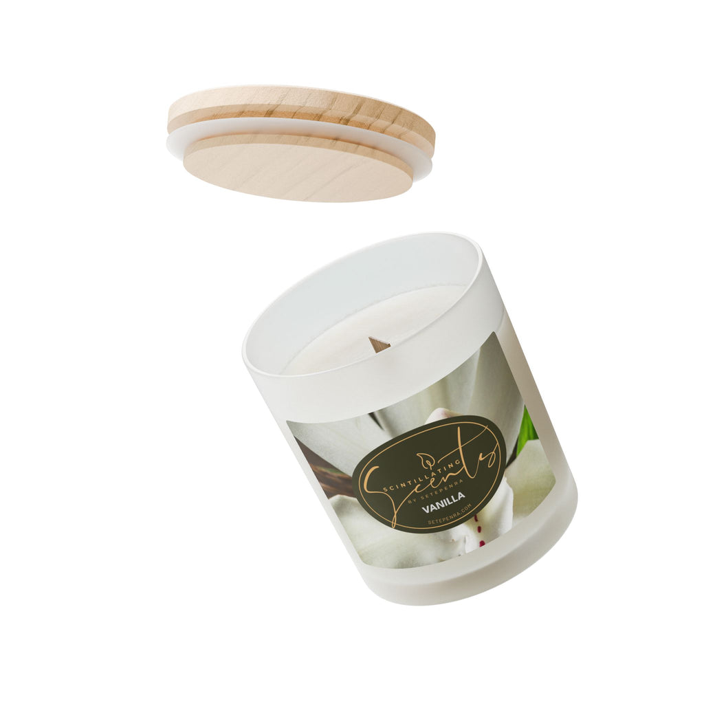 Scintillating Scents by SETEPENRA Frosted Glass Candle, 11oz