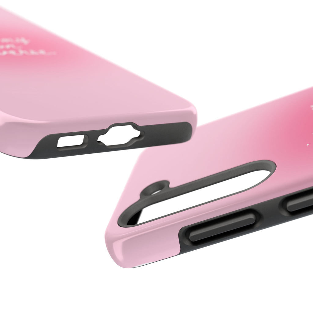 I Am My Own Universe — Pink Gradient Protective Cover Tough Phone Case