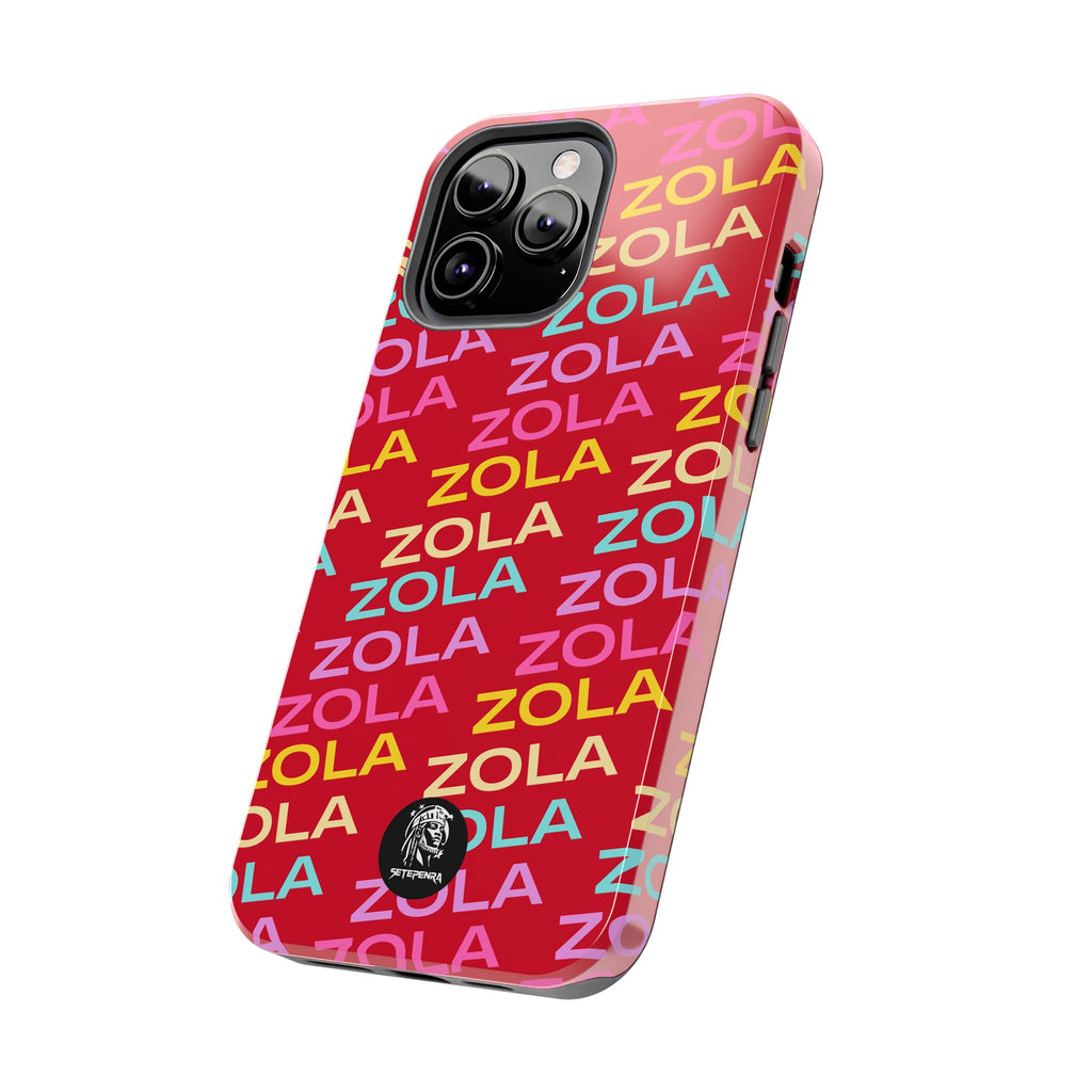 Zola Tough Phone Case (For iPhone, Galaxy & More) - Dark Red