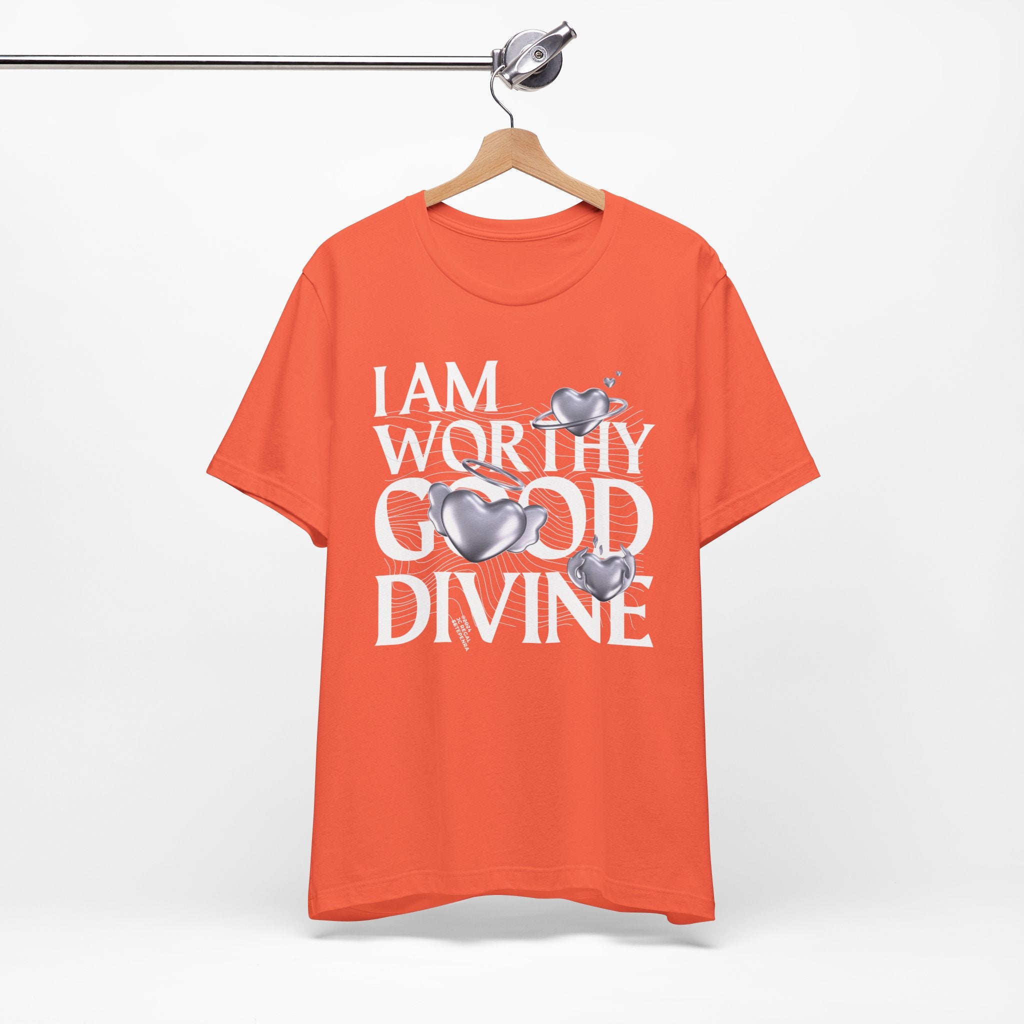 I AM WORTHY GOOD DIVINE Unisex Jersey Short Sleeve Tee SETEPENRA T-Shirt.