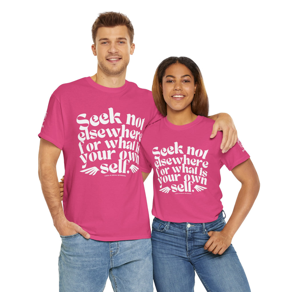 Seek Not Elsewhere Unisex Heavy Cotton Tee