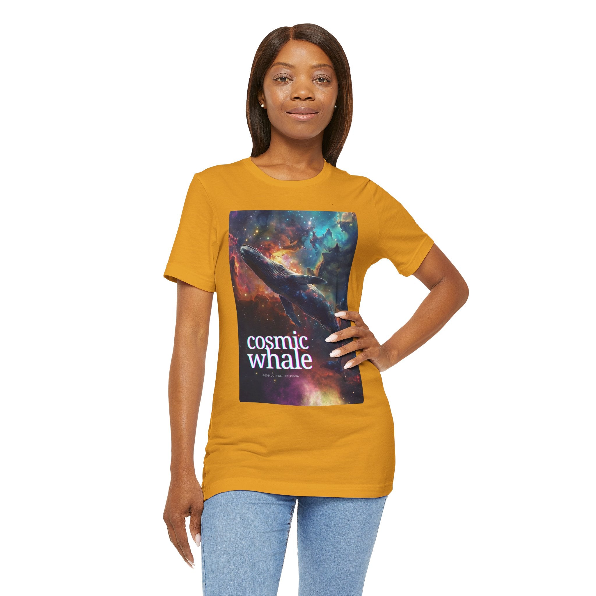 Cosmic Whale Unisex Jersey Short Sleeve Tee